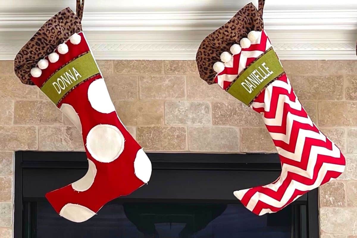 best leopard christmas stockings