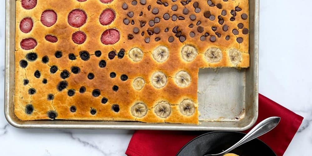 sheet pan pancakes