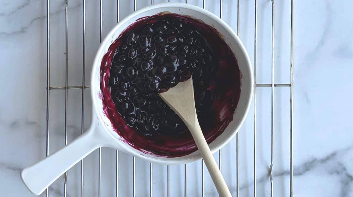 blueberry compote jam