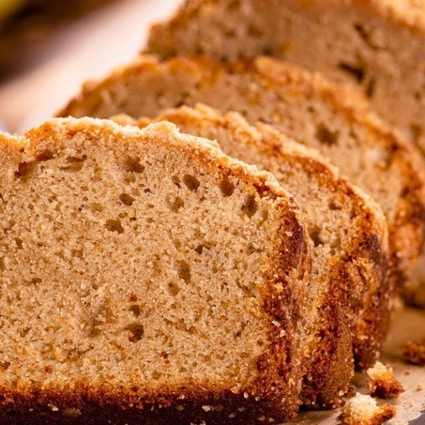 3 ingredient banana bread