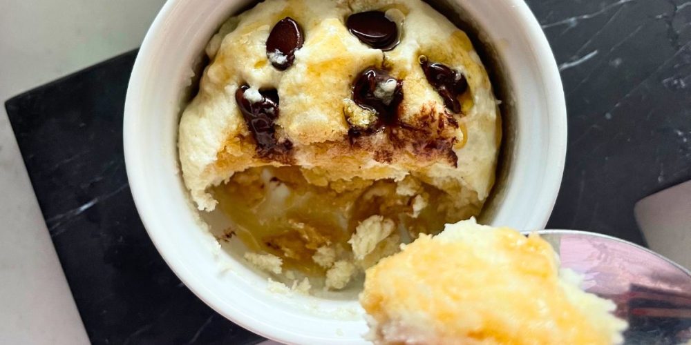pancake in a mug