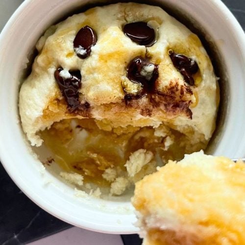 pancake in a mug