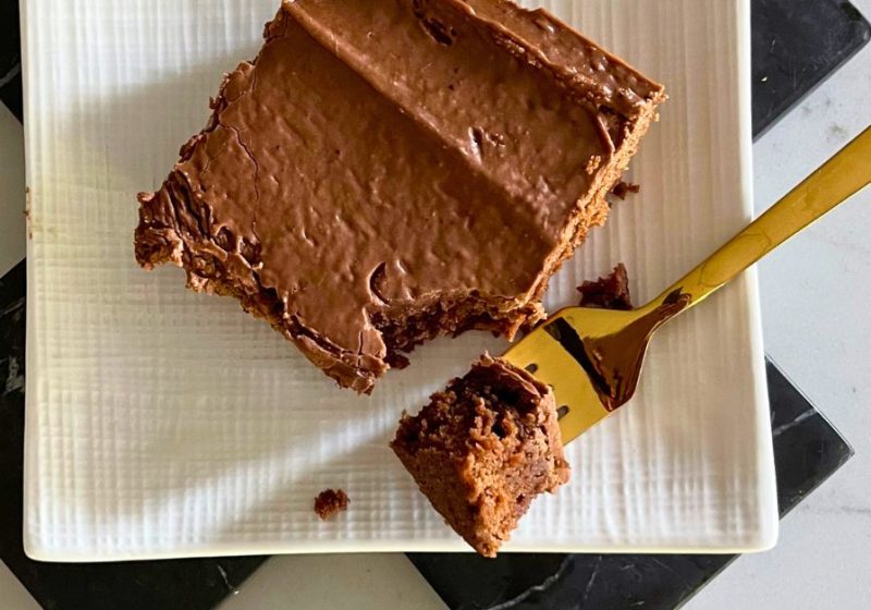 sheet pan brownies