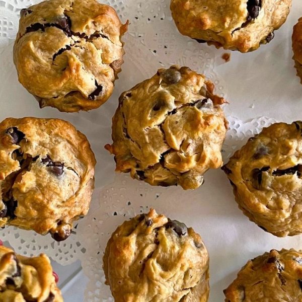 breakfast muffins on a tray